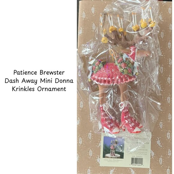 Patience Brewster Dash Away Mini Donna Krinkles Ornament - Picture 1 of 1